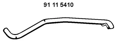 Tuyau d'échappement EBERSPÄCHER 91 11 5410