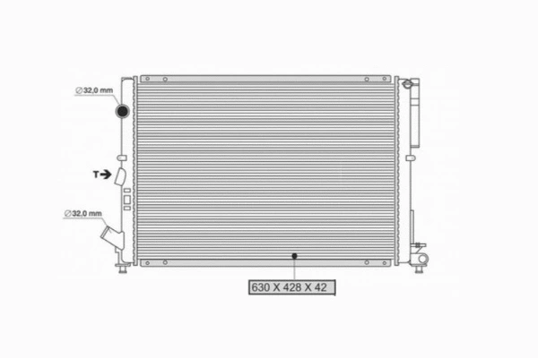 Radiateur, refroidissement du moteur ASAM AUTOMOTIVE 34891