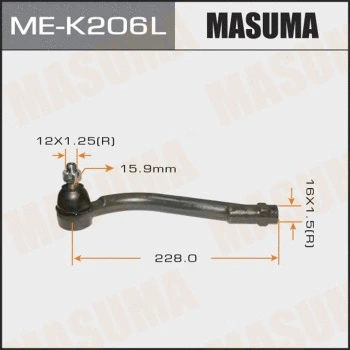 Rotule de barre de connexion MASUMA ME-K206L