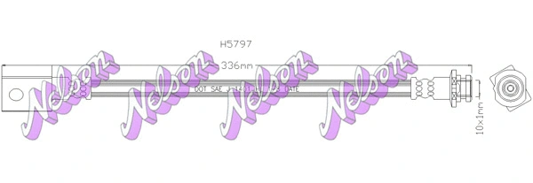 Flexible de frein KAWE H5797