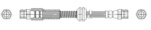 Flexible de frein Technika 49264