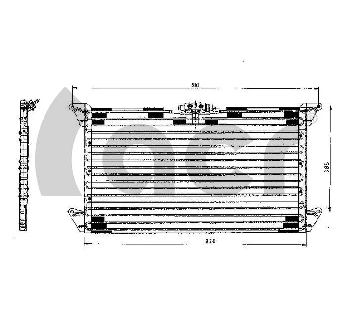 Condenseur, climatisation ACR 300139