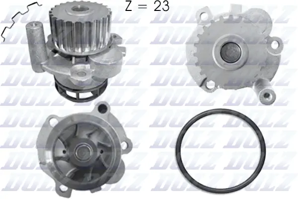 Pompe à eau, refroidissement du moteur DOLZ A212MI