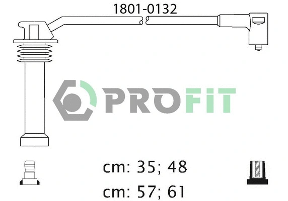 Kit de câbles d'allumage PROFIT 1801-0132