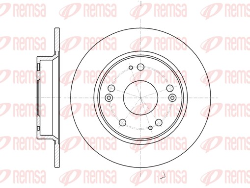Disque de frein REMSA 61175.00