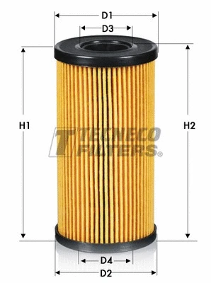 Filtre à huile TECNECO FILTERS OL010076E
