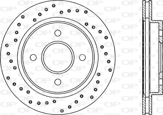 Disque de frein OPEN PARTS BDRS1185.25