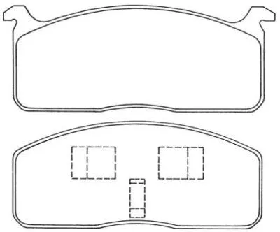 Kit de plaquettes de frein, frein à disque AISIN ASN-34