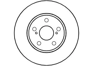 Disque de frein ABTEX BD1004V