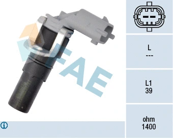 Capteur d'angle, vilebrequin FAE 79182