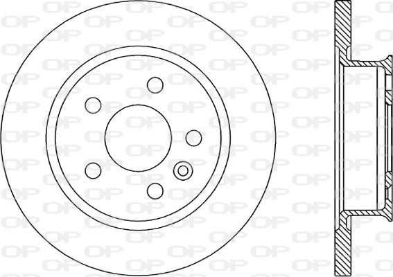Disque de frein OPEN PARTS BDR1590.10