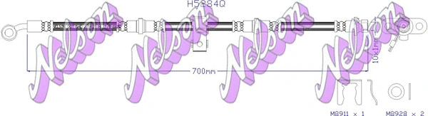 Flexible de frein KAWE H5284Q