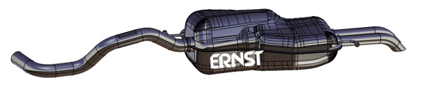 Silencieux arrière VEGAZ GmbH VS-321ERNS