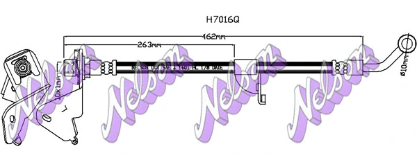 Flexible de frein KAWE H7016Q