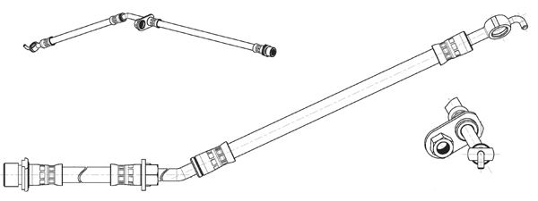 Flexible de frein CEF 514589