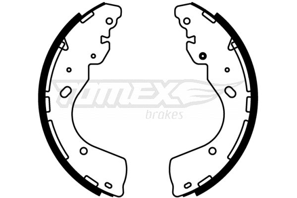 Jeu de mâchoires de frein TOMEX Brakes TX 22-66