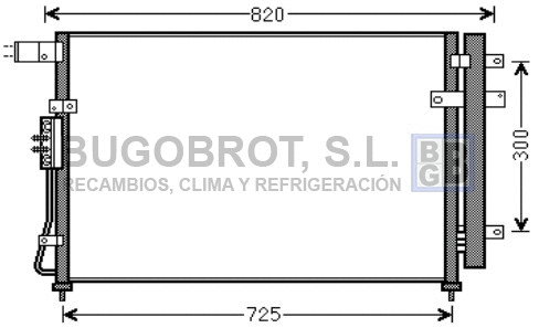 Condenseur, climatisation BUGOBROT 62-KA5138