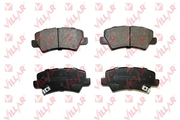Kit de plaquettes de frein, frein à disque VILLAR 626.2182