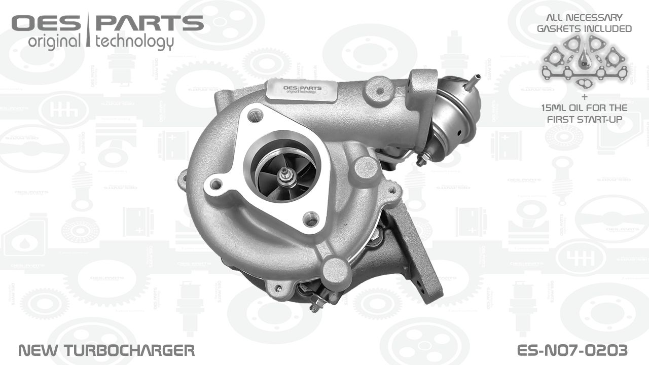 Turbocompresseur, suralimentation OES PARTS ES-N07-0203
