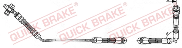 Flexible de frein QUICK BRAKE 59.941X