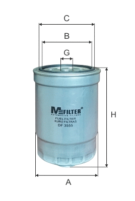 Filtre à carburant MFILTER DF 3555