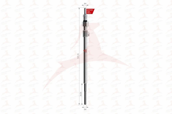 Bougie de préchauffage MEHA AUTOMOTIVE MH70208