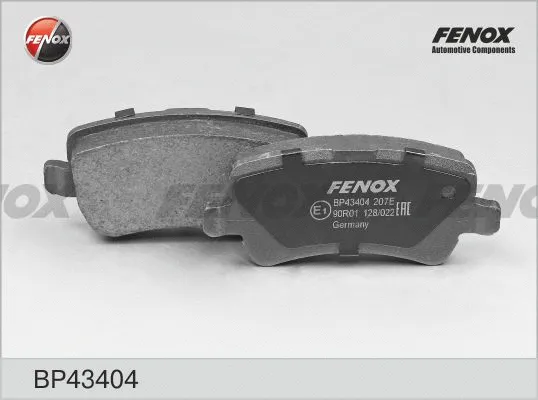 Kit de plaquettes de frein, frein à disque FENOX BP43404