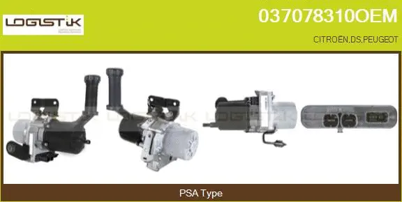Pompe hydraulique, direction LGK 037078310OEM