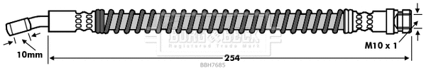 Flexible de frein BORG & BECK BBH7685