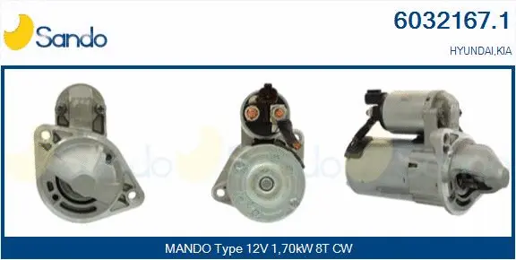 Démarreur SANDO 6032167.1