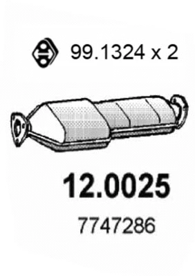 Catalyseur ASSO 12.0025