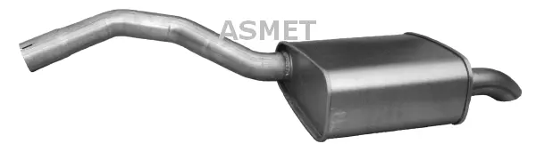 Silencieux arrière ASMET 07.159