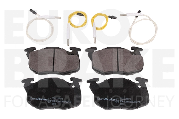 Kit de plaquettes de frein, frein à disque EUROBRAKE 5502229971