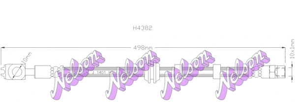 Flexible de frein KAWE H4382