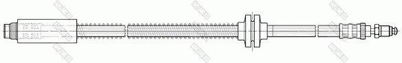 Flexible de frein GIRLING 9002371