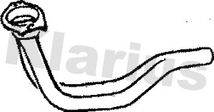 Tuyau d'échappement KLARIUS 120207