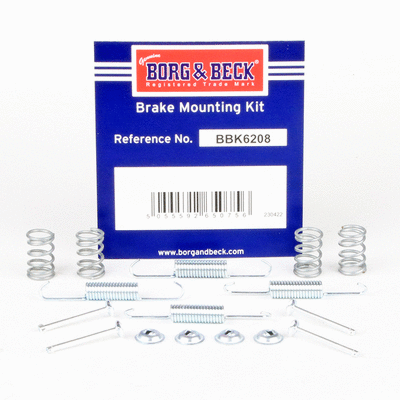 Kit d'accessoires, mâchoires de frein de stationnement BORG & BECK BBK6208