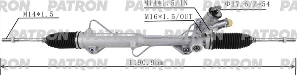 Crémaillère de direction PATRON PSG3068
