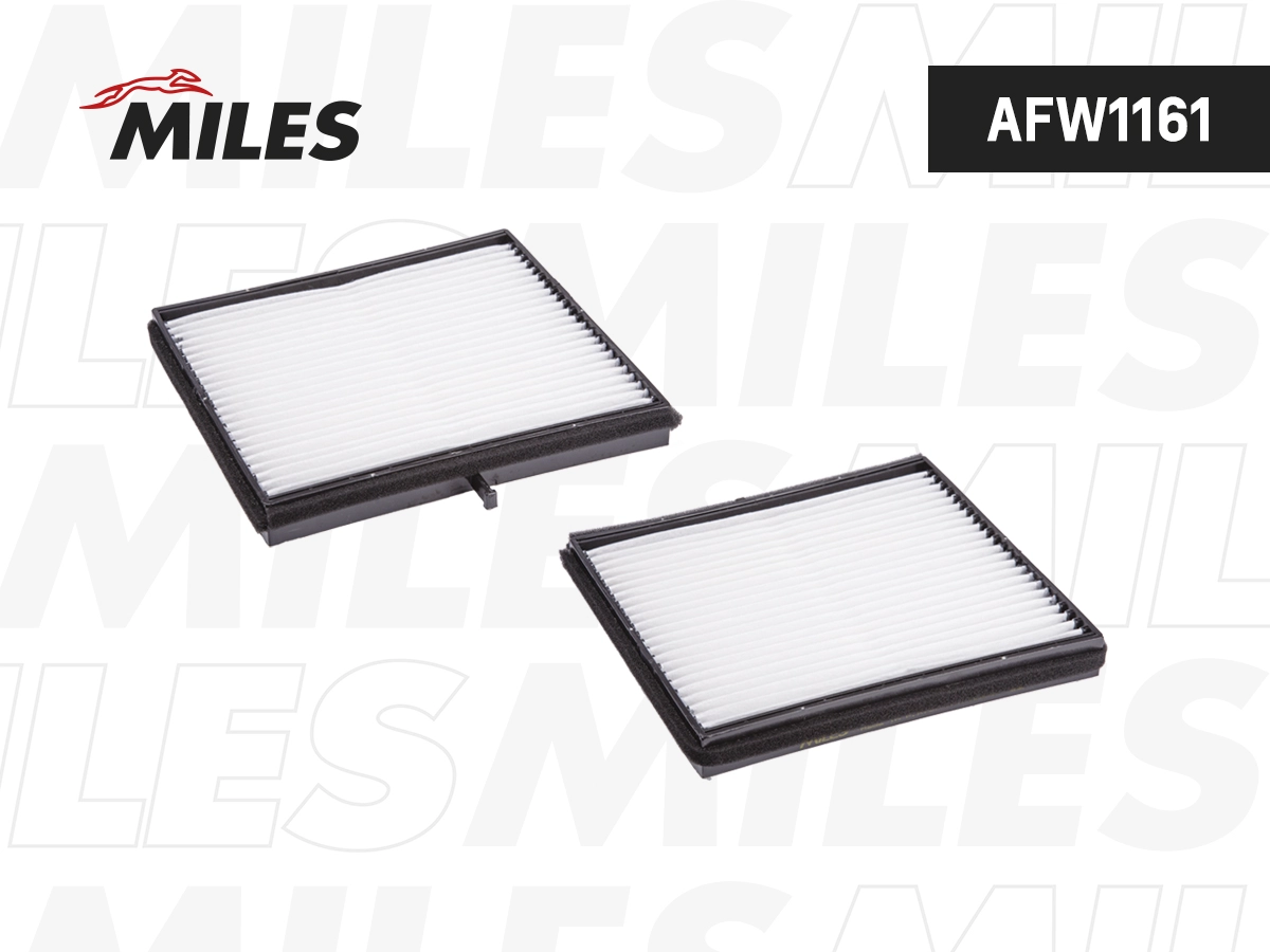 Filtre, air de l'habitacle MILES AFW1161