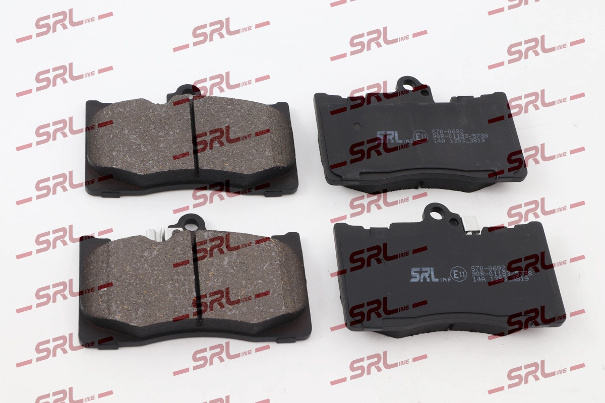 Kit de plaquettes de frein, frein à disque SRLine S70-0692