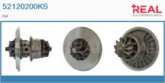 Groupe carter, turbocompresseur REAL 52120200KS