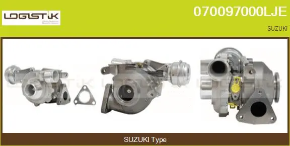 Turbocompresseur, suralimentation LGK 070097000LJE