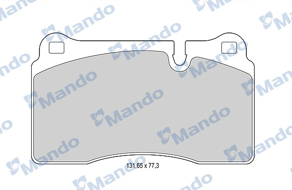 Kit de plaquettes de frein, frein à disque MANDO MBF015390
