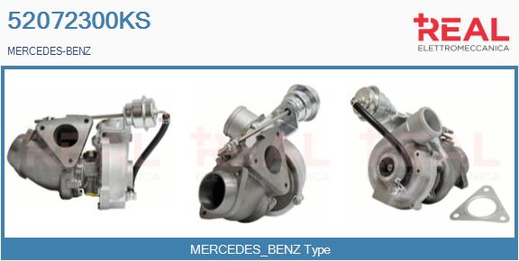 Turbocompresseur, suralimentation REAL 52072300KS