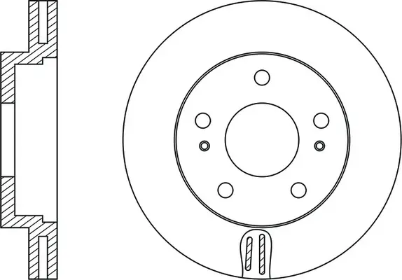 Disque de frein FIT FR0204V