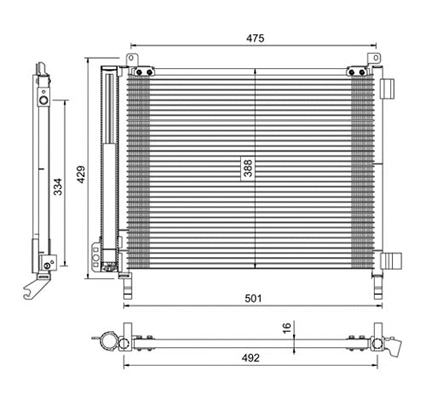 Condenseur, climatisation PowerMax 7110775