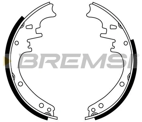 Jeu de mâchoires de frein BREMSI GF0421