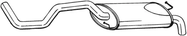 Silencieux arrière BOSAL 278-853