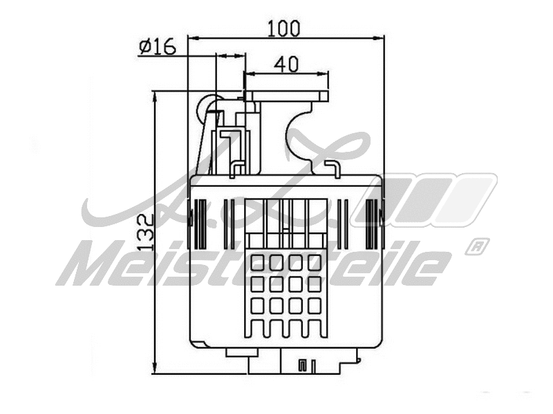 Filtre à carburant A.Z. Meisterteile AZMT-41-020-1456