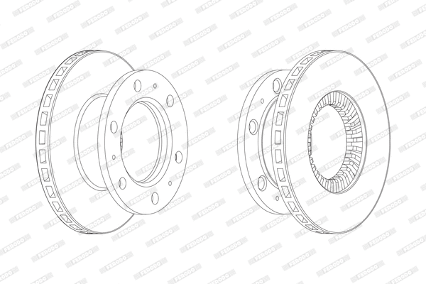 Disque de frein FERODO FCR112A